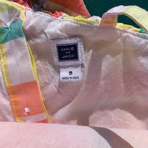 Spring Janie and Jack Dress size 5 - Picture 4 of 4